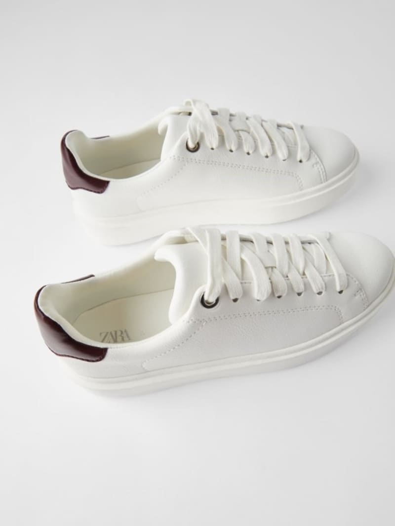 ZARA  プラットフォームスニーカー  4990円(税込)