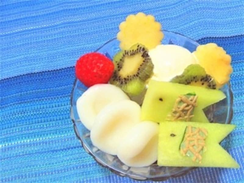 鯉のぼりレシピ・料理　パフェ