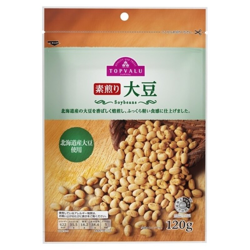 トップバリュ「煎り大豆」