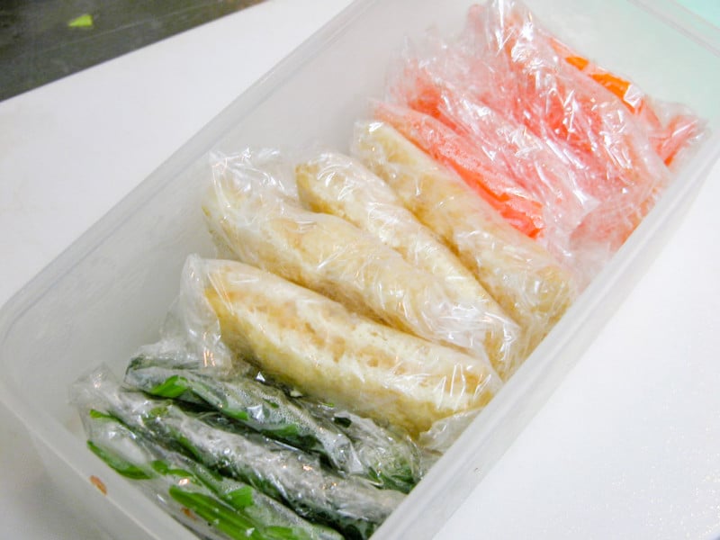 家事の時短技　冷凍保存方法