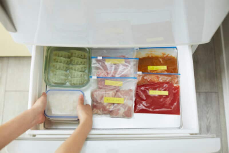 食材を長持ちさせる冷凍保存法