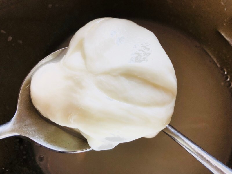 あっという間にもちもちにまとまります