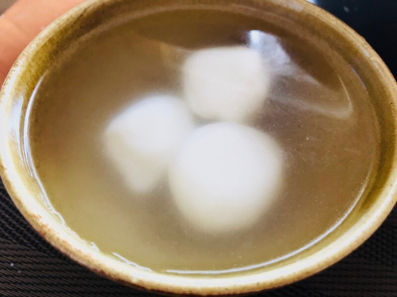 冷水で粗熱を取ります
