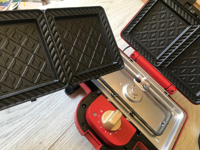 プレート取り外しできるブルーノホットサンドメーカー