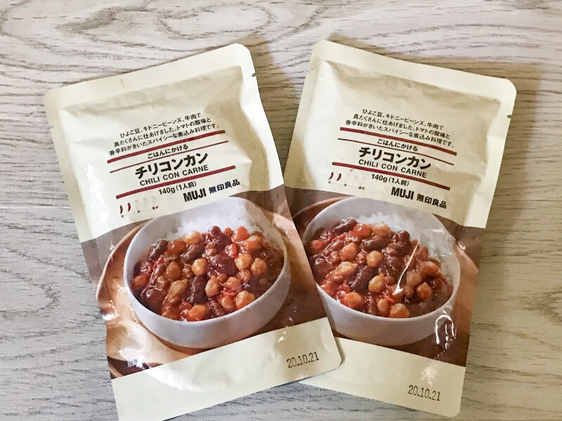 無印良品のおすすめレトルト　チリコンカン