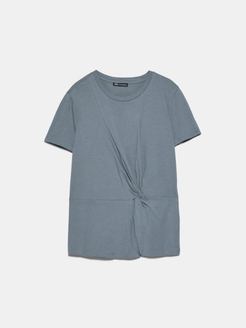 ZARA  ノット付きTシャツ  1590円(税抜)