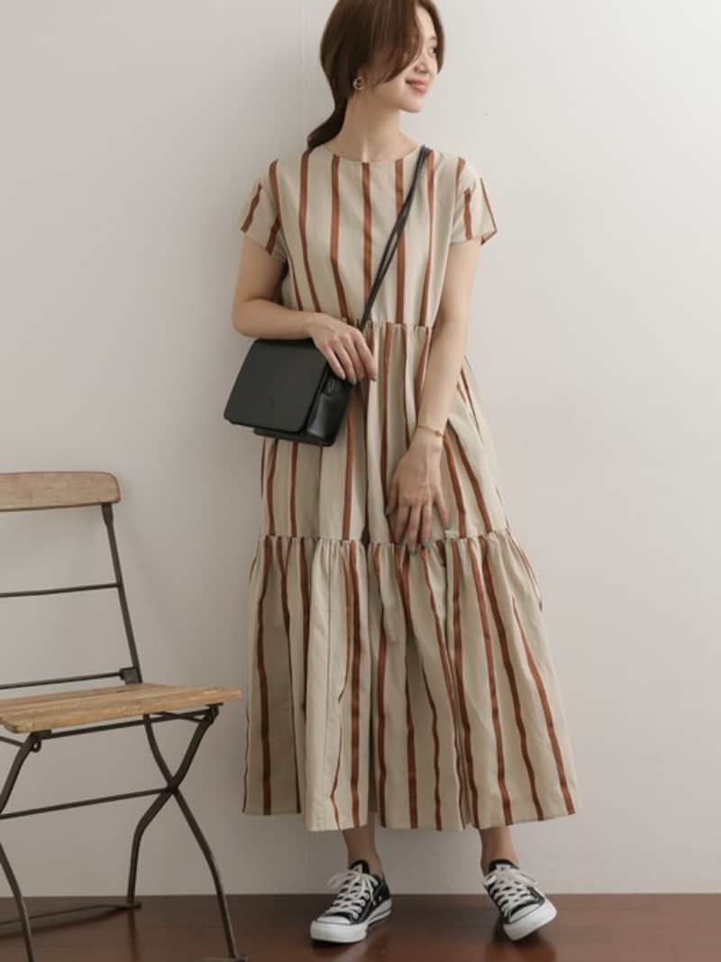 主役級ワンピースを毎日コーデに取り入れるときにもおすすめ　出典：WEAR