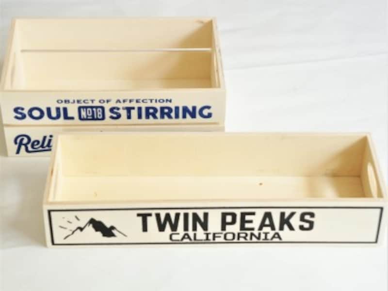 おうちピクニック 子ども 100均　素朴な木箱でブルックリンスタイル