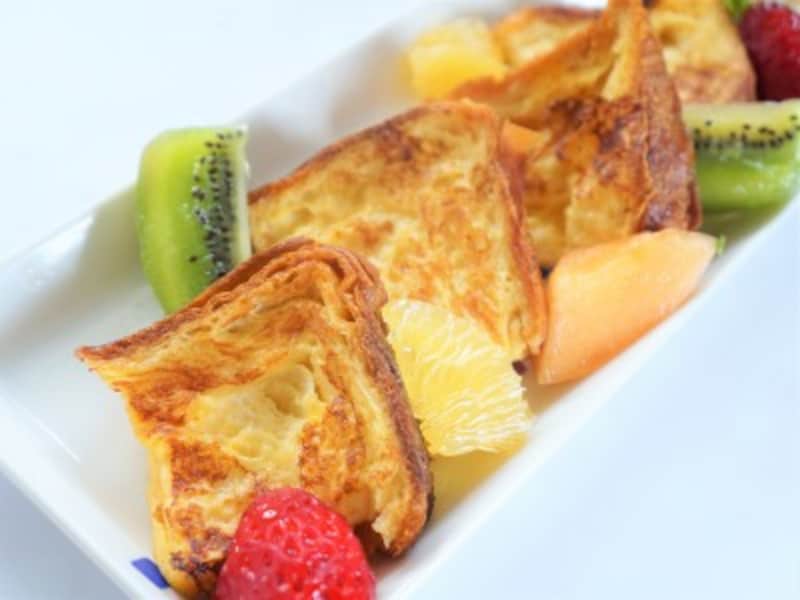 おうちピクニック 子ども 料理　ブリオッシュを使ったフワフワ贅沢なフレンチトースト