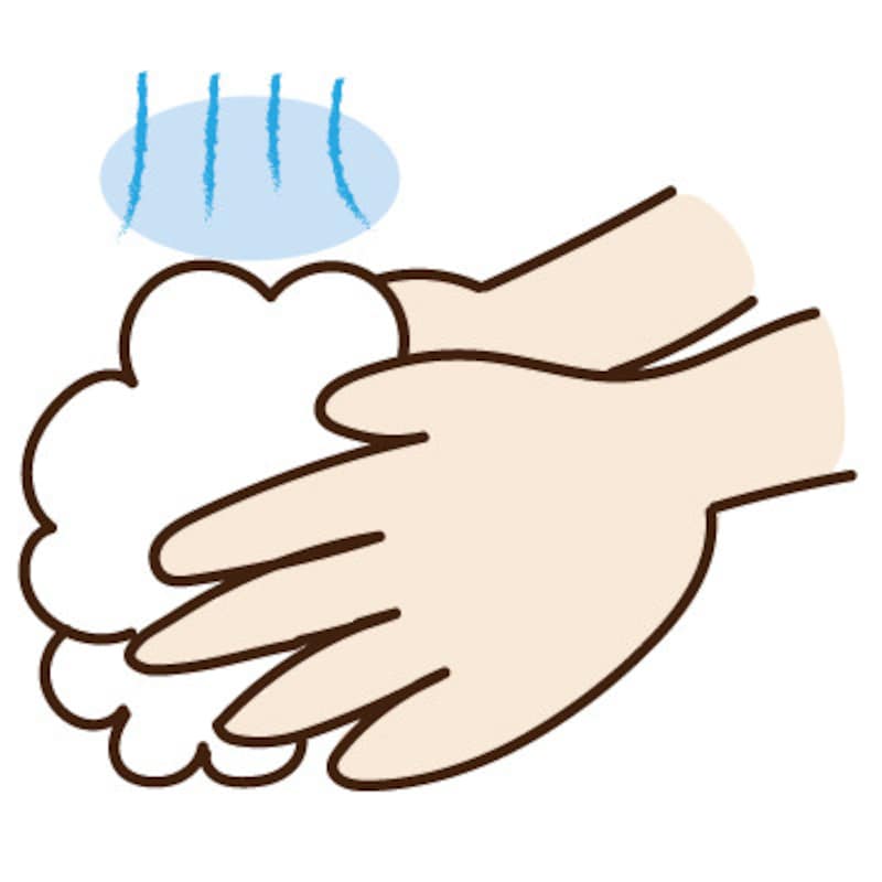 イラスト　手洗い　感染予防　　無料　可愛い