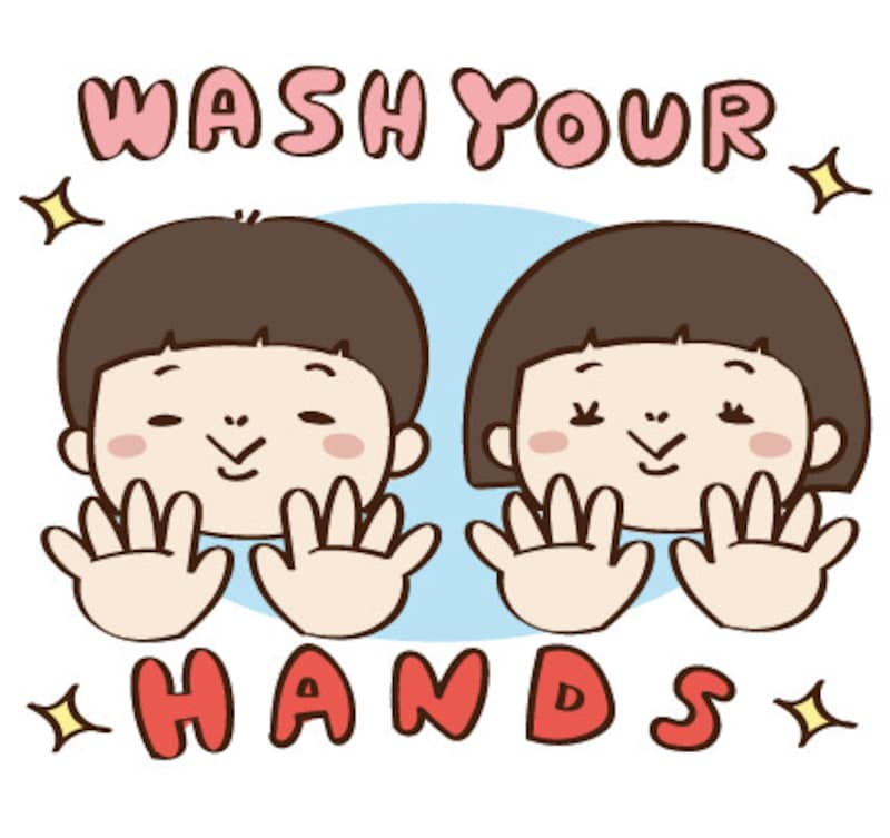 イラスト　手洗い　子ども　無料　カラー