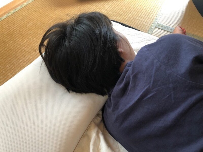 寝返りをしたときでも、肩に負担がかからない