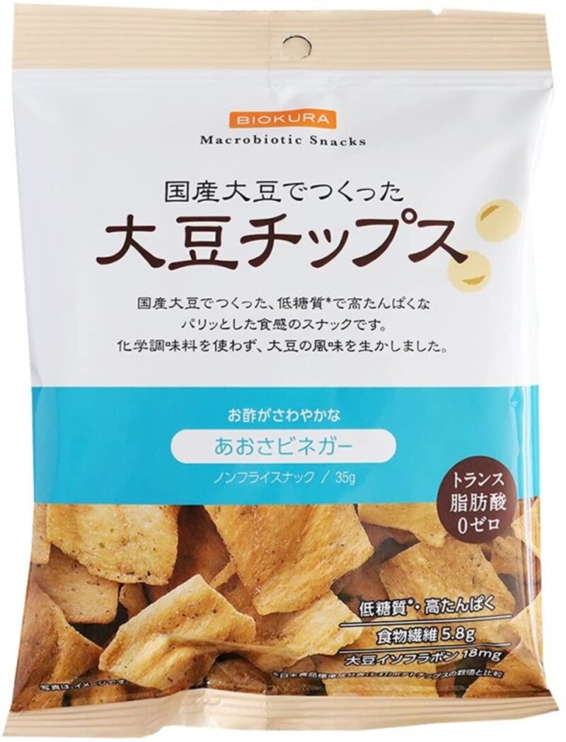 ビオクラ┃大豆チップス あおさビネガー