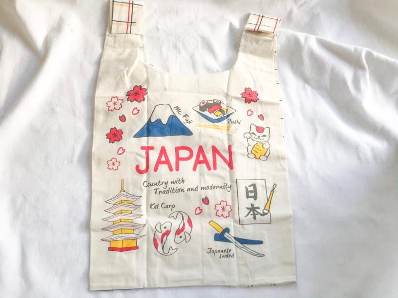 スリーコインズエコバッグおすすめジャパン柄