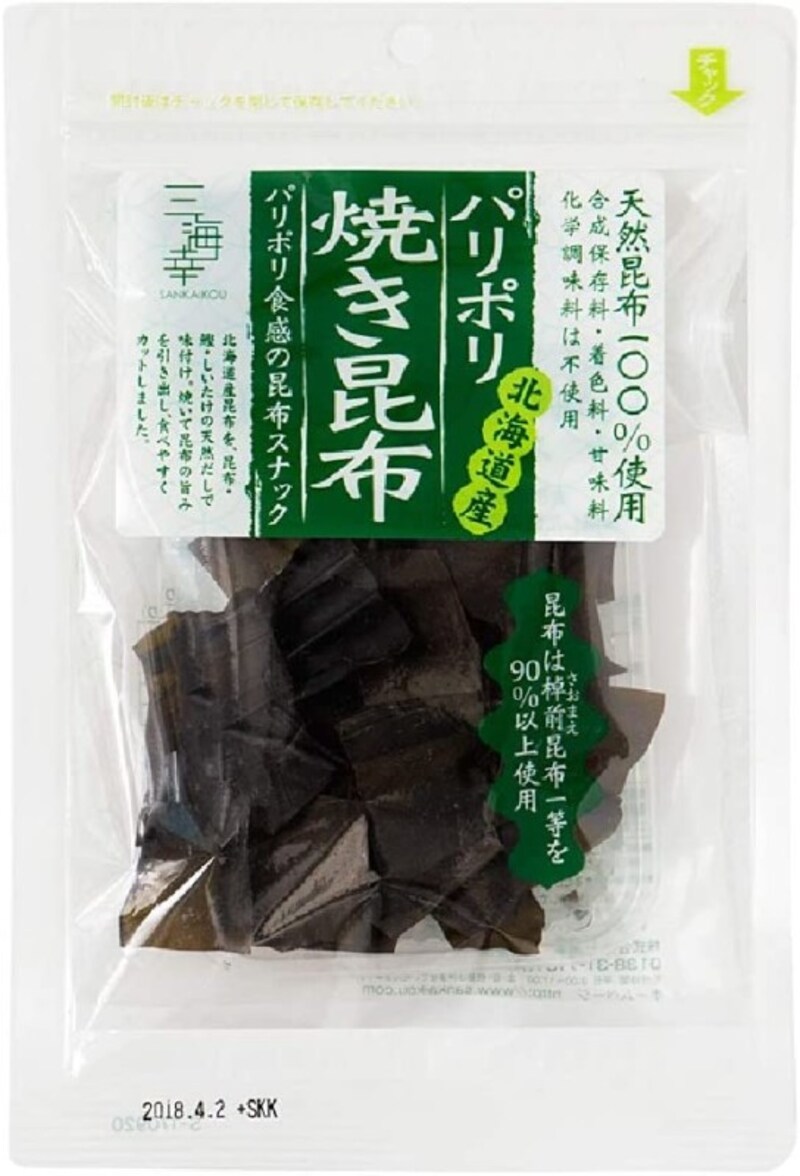 三海幸┃パリポリ焼き昆布