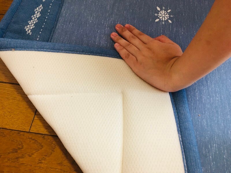 裏側の生地はポリエステル100%