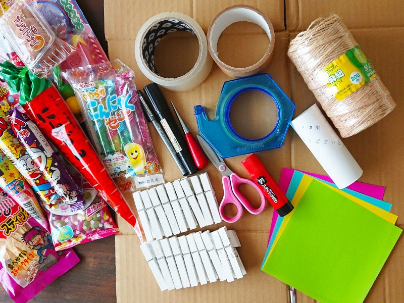 ダンボールで千本引きを手作り 材料