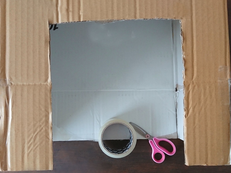 ダンボールで千本引きを手作り
