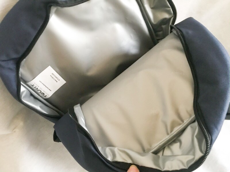 内側全体が断熱素材でできているTOURIT（トウリト）保冷リュック