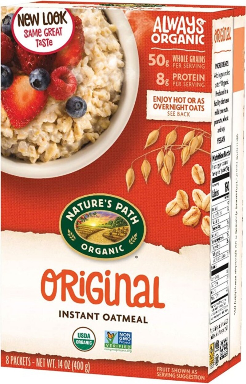ネイチャーズパース「オーガニック ホットオートミール オリジナル」（出典：Amazon）