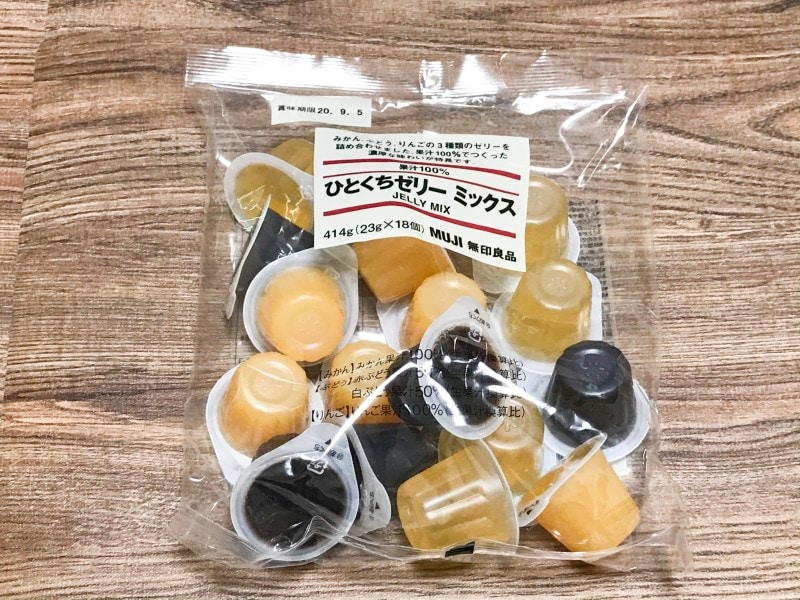 無印良品　ひと口ゼリー