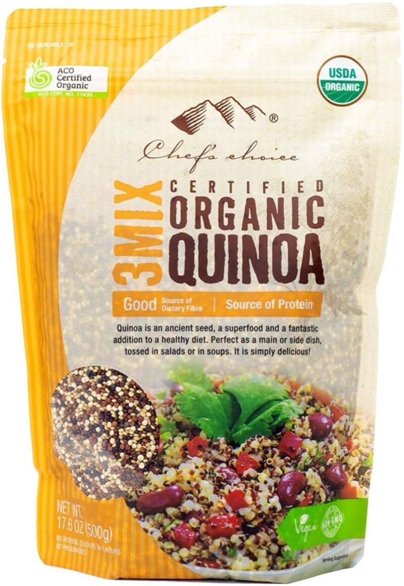 シェフズチョイス「オーガニックミックスキヌア」(出典:Amazon)