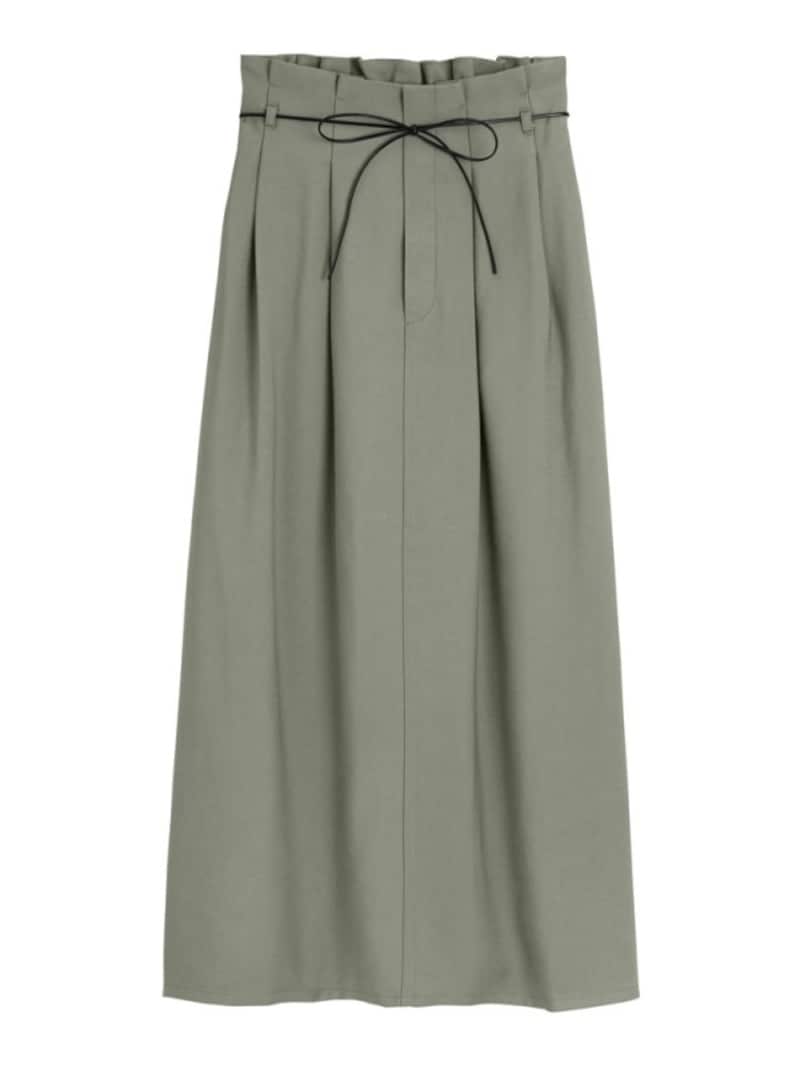 GU ベルト付きペーパーバッグナロースカート 1990円(税抜)