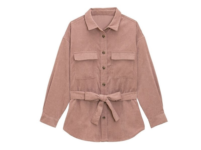 GU コーデュロイベルテッドオーバーサイズシャツ 1990円(税抜)