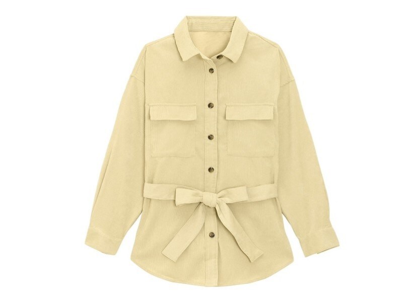 GU コーデュロイベルテッドオーバーサイズシャツ 1990円(税抜)