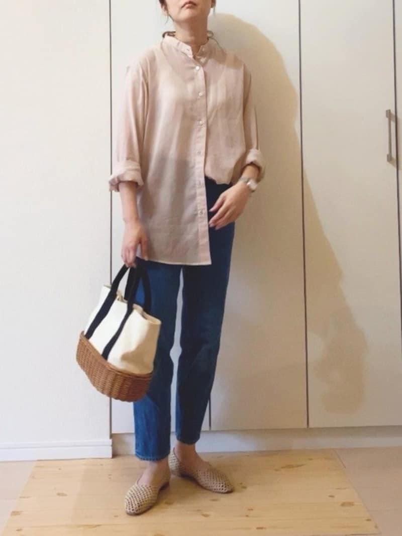 透け素材でも素肌に着やすいコットン製なのもさすがユニクロ 出典:WEAR
