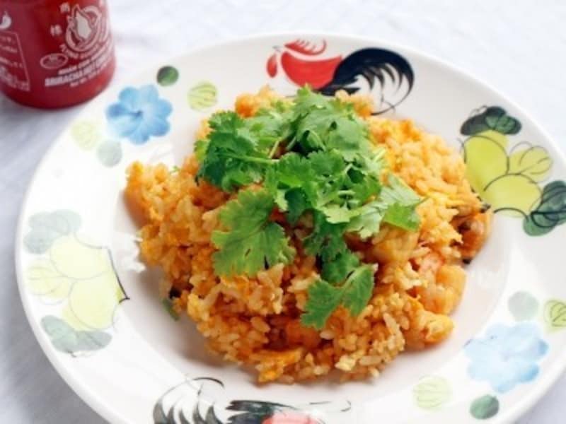シラチャーソースチャーハン