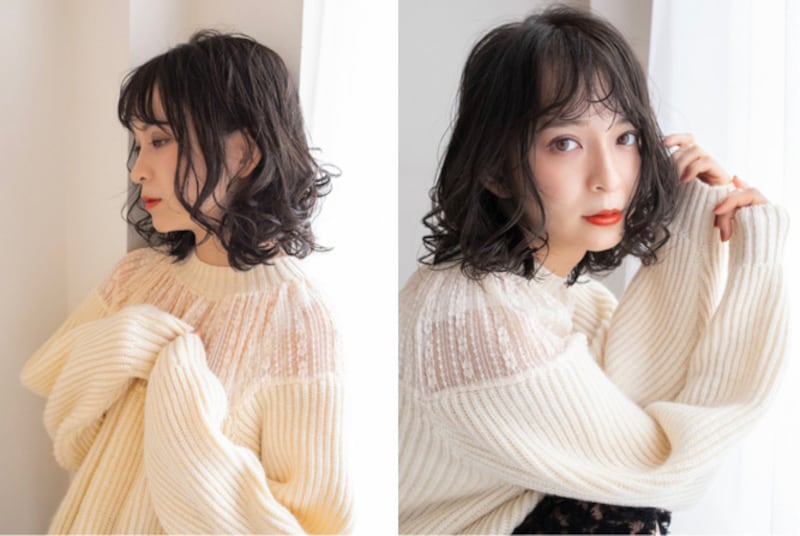 おすすめ2：ウェットなフリンジミディアム（画像提供：bangs［バングス］）