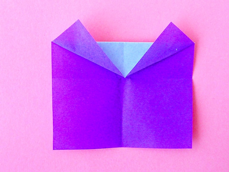 折り紙フクロウを手作り,お守りにして敬老の日にプレゼント