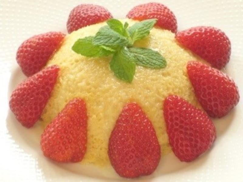 いちごの米粉スポンジケーキ