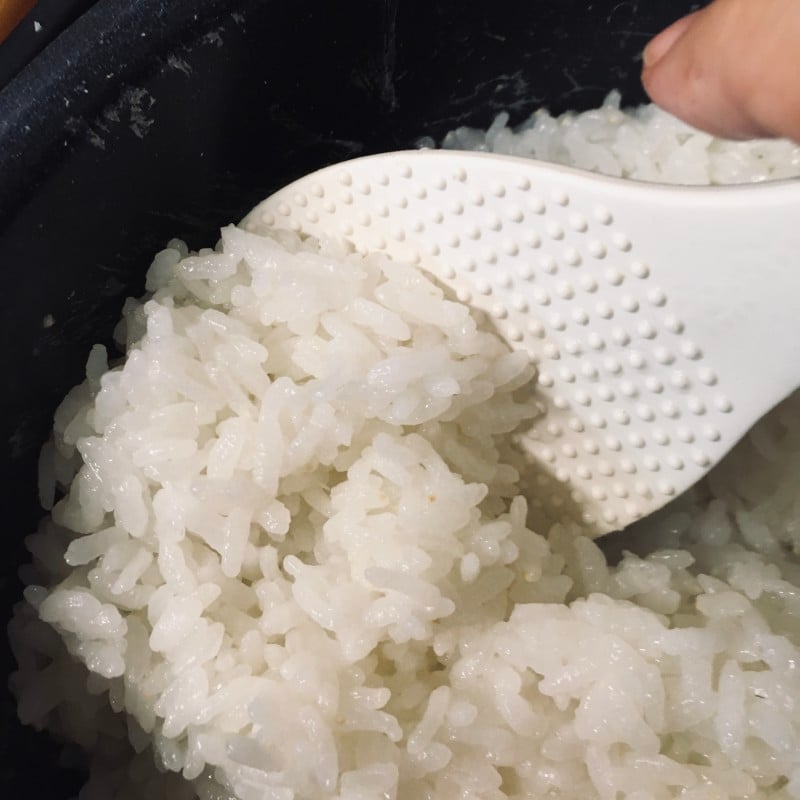 水加減は炊飯器の目盛り通りでOK。