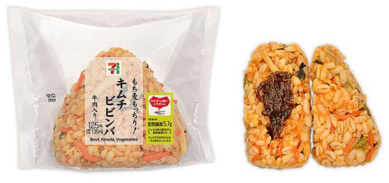 セブンイレブンのもち麦もっちり!シリーズ