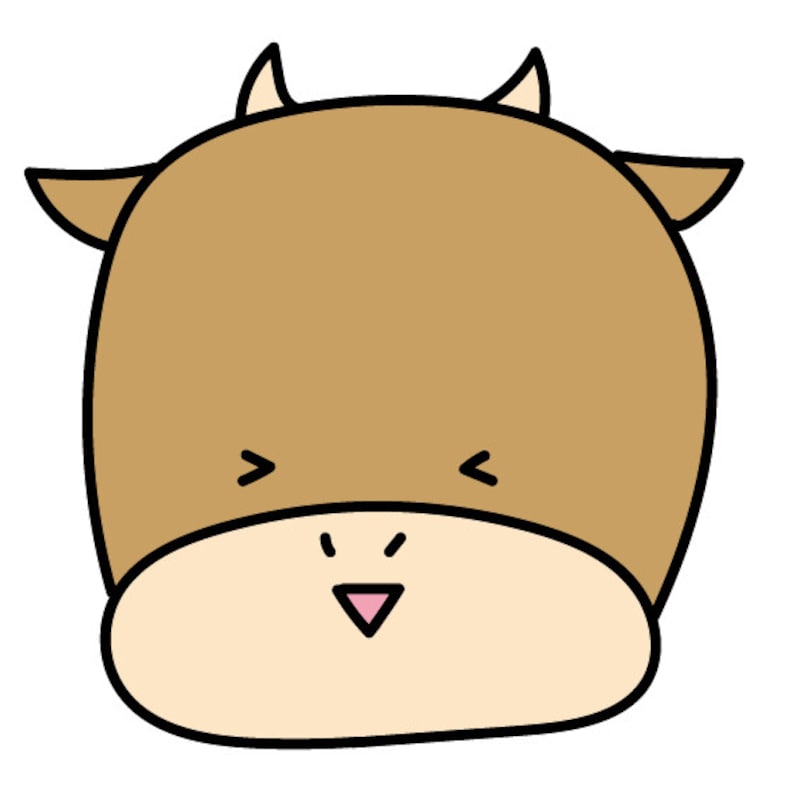 うし 牛 ウシ 丑 イラスト 年賀状 2021 干支 無料 フリー かわいい カラー