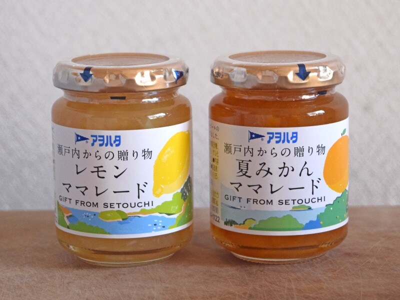 地域限定品の「瀬戸内からの贈り物」シリーズ