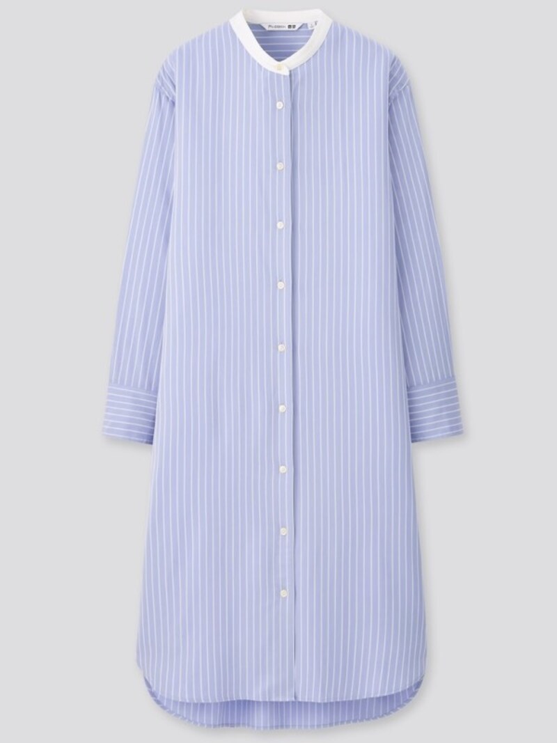 ユニクロ レーヨンスタンドカラーシャツワンピース 3990円(税抜)