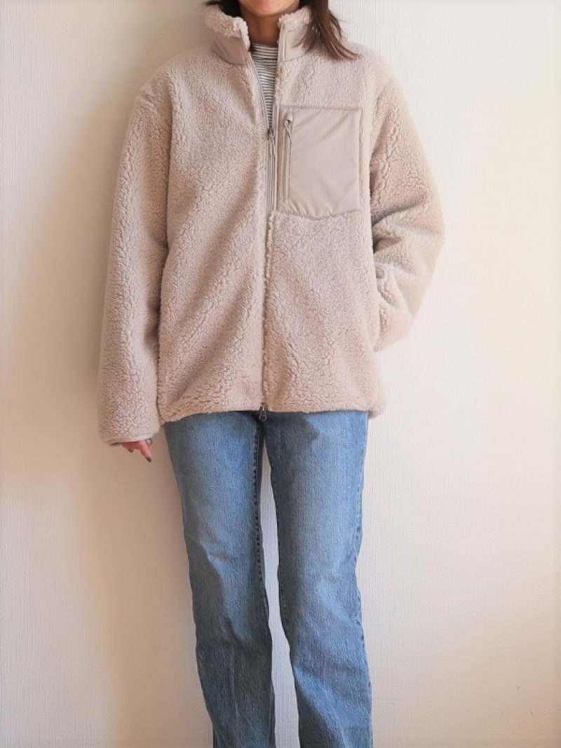 ユニセックスのLサイズなので、丈もレディースより長めで嬉しい