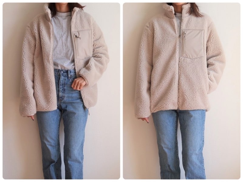 人気 ブランド 服をチェック - 最新トレンドファッション 3990円で可愛くあったか！ユニクロ防風ボアジャケットが買い 140（135～144cm）