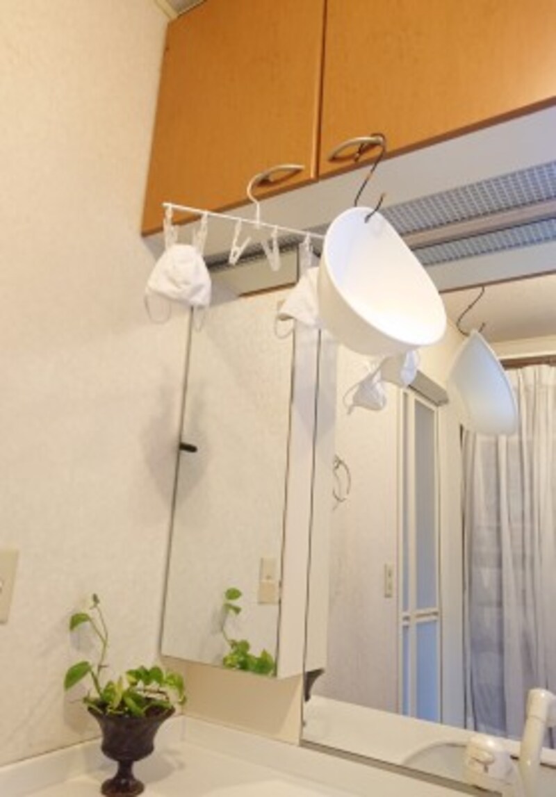 最近のわが家の日常。IKEAの洗面ボウルとマスクが洗面室の一員です。