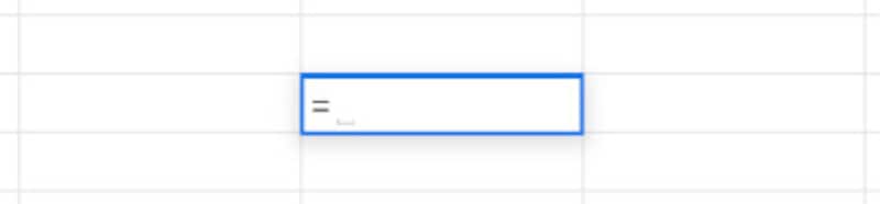 半角イコール「=」を入力