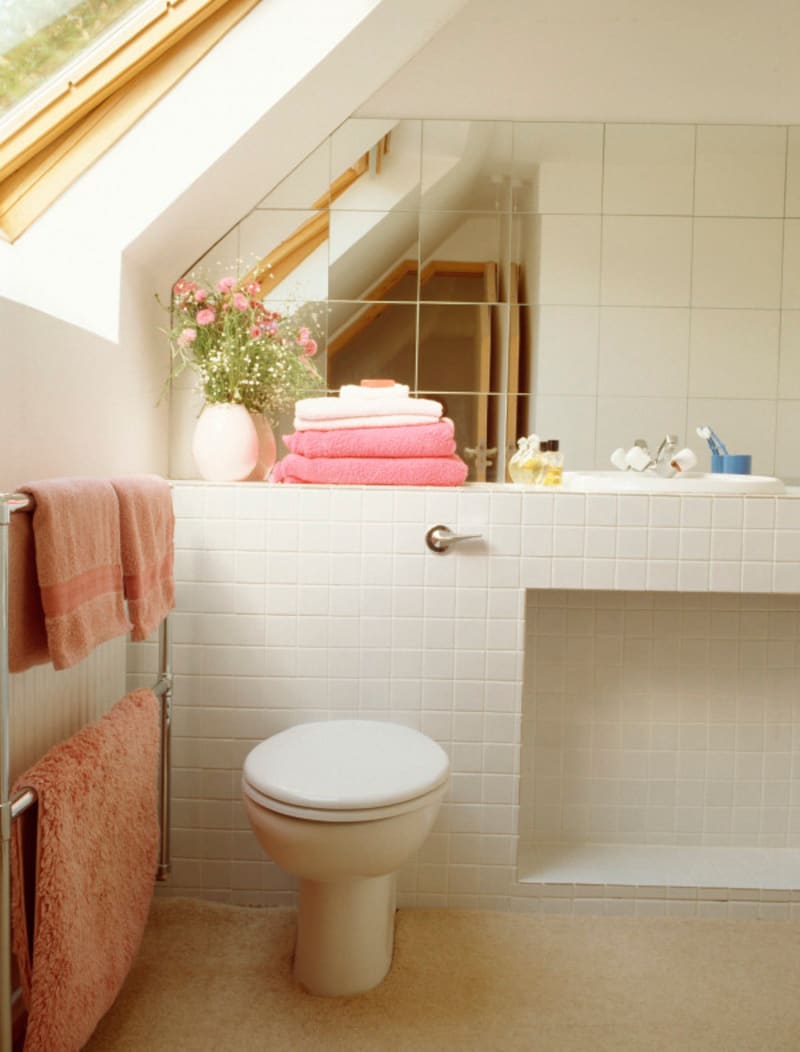 便器のふたを閉め、換気をよくすると運気上昇につながるそう。花を飾るのも厠の神を祀っていたことに関係しています