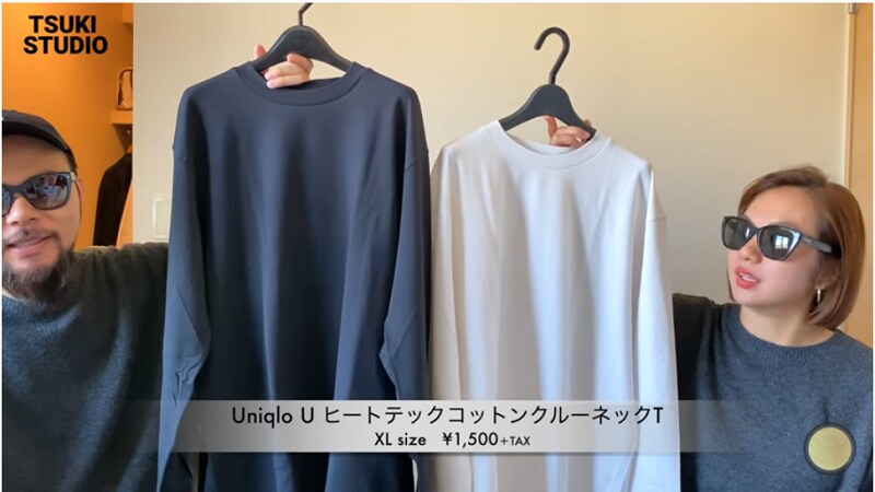 ヒートテックコットンクルーネックT（長袖）