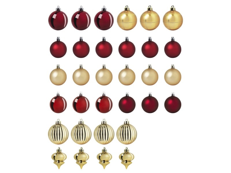 イケアのクリスマスオーナメントボール おススメは赤とゴールド