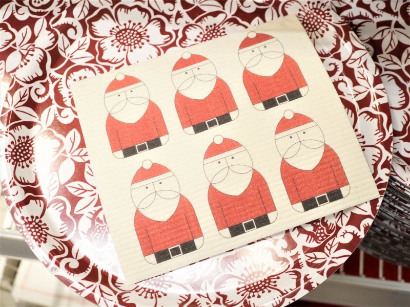 VINTER 2020　クリスマスデザインのふきん