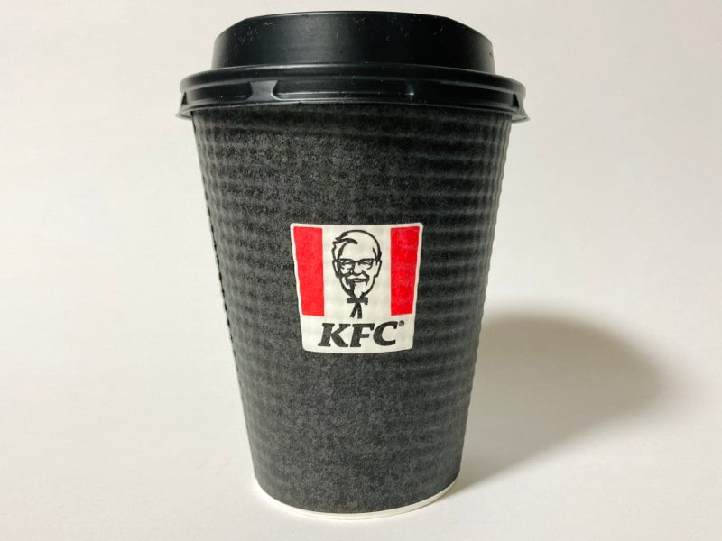 ケンタッキーフライドチキンのコーヒー紙コップ