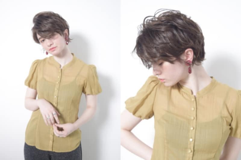 おすすめ1：ニュアンスカールのセンシュアルショート（画像提供：bangs［バングス］）