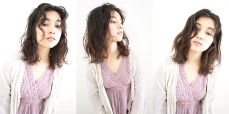 おすすめ3：暗髪プリカールミディ（画像提供：bangs［バングス］）